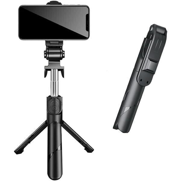 Portable Bluetooth Selfie Stick with LED Light & Tripod
